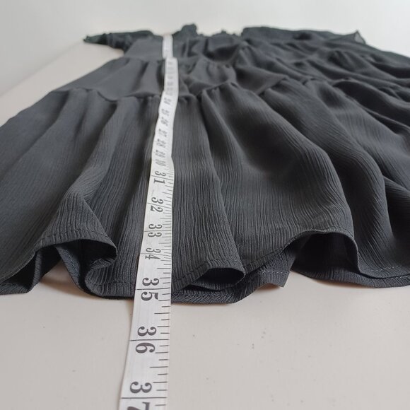 A-line Tiered Mini Summer Dress - Picture 13 of 16